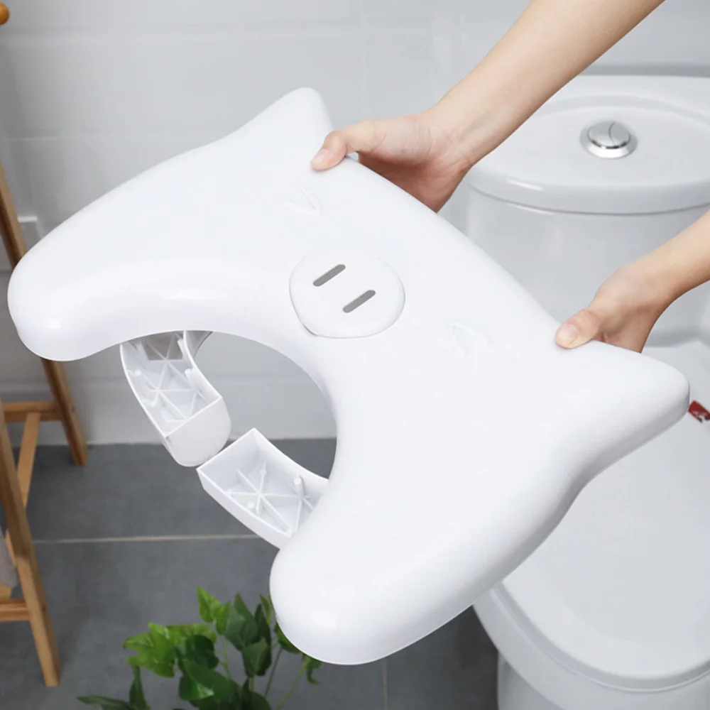 1Pc Anti-slip Kids Toilet Chair Heighten Squatting Stool Home Supply (White) | Мебель