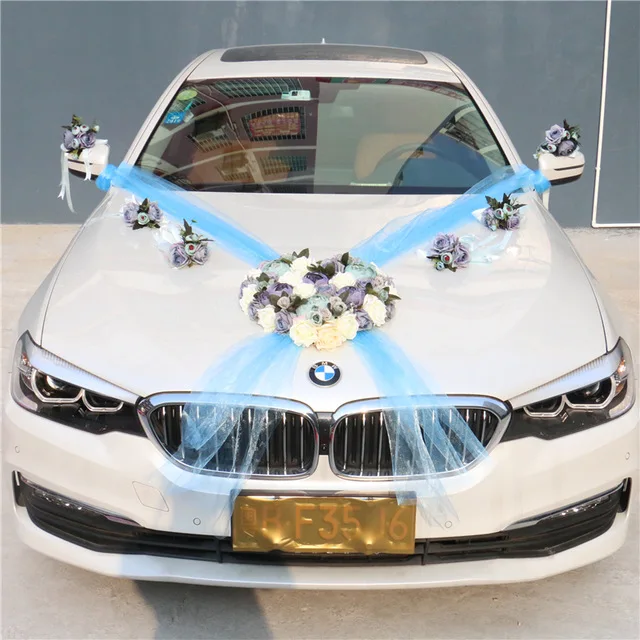 01 (8 pcs) 1 комплект искусственный цветок Свадебный Автомобильный декоративный набор романтические шелковые поддельные розовые цветы пиона подарок на день Святого Валентина вечерние принадлежности для фестиваля - Цвет: 01 (8 pcs)