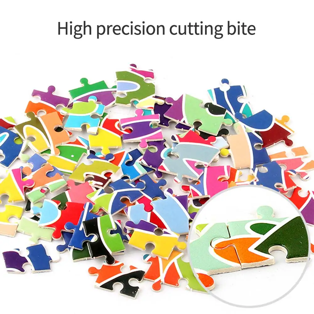 

1000 Pieces Color Round Mandala Jigsaw Puzzles Adult Children'S Stress Reliever Decoration Playing Challenge Education Toy Gift