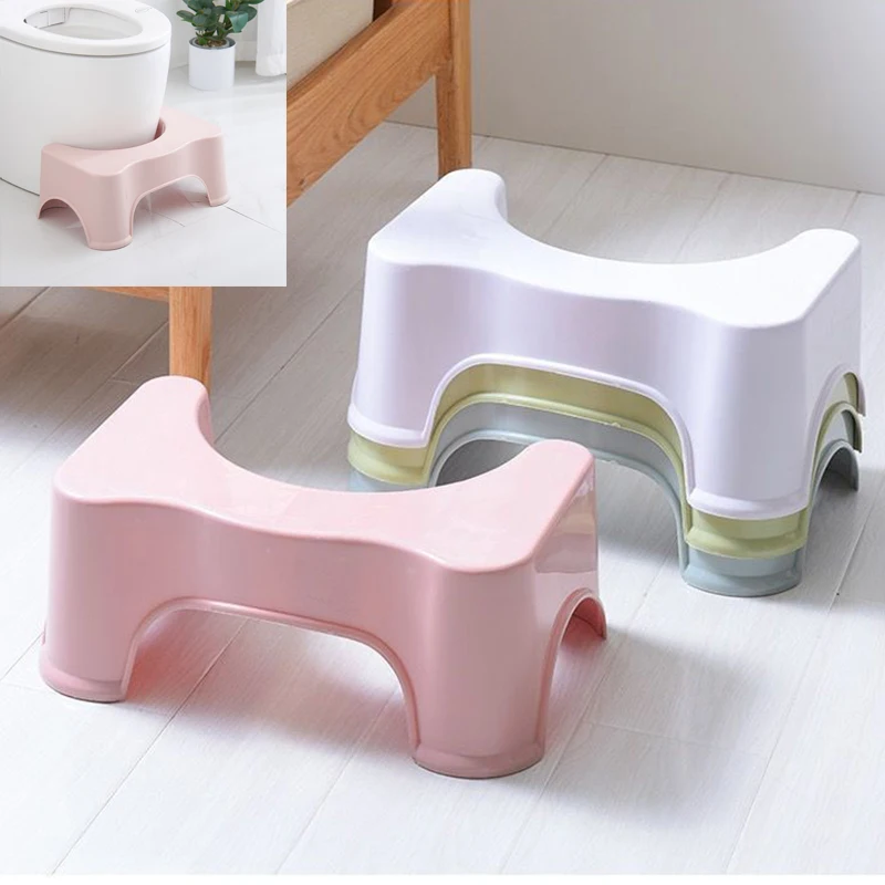 

Household Toilet Stool Multifunctional Children Plastic Squat Toilet Potty Non-Slip Adult Foot Pad For Bathroom WC