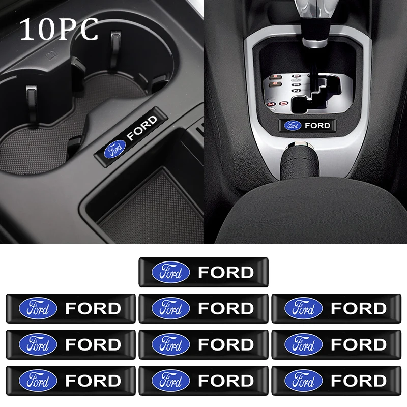 

Custom Car Styling Sticker For Ford Kuga Fusion Mustang Raptor Fiesta Focus 2 Mondeo Ecosport Motor Emblem Interior Accessories