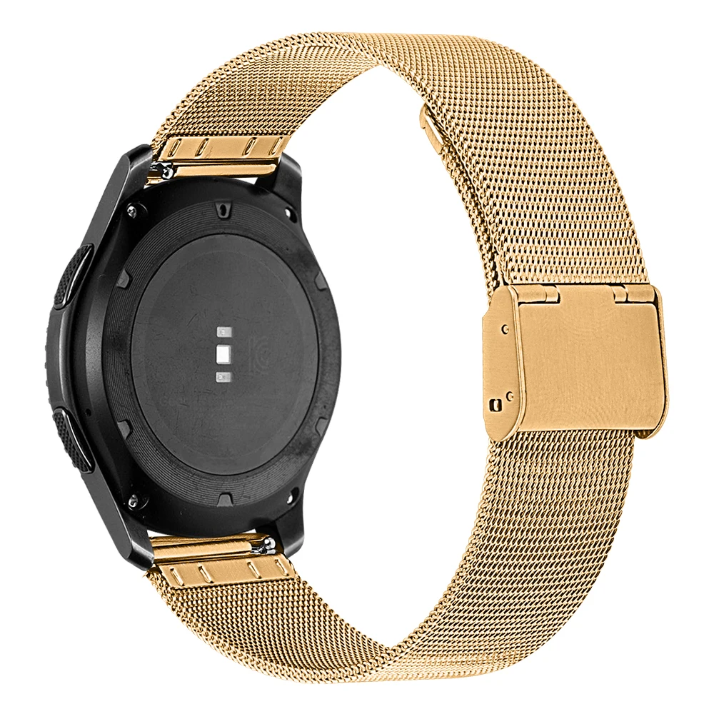 Ремешок Миланская петля из нержавеющей стали для наручных часов модный браслет