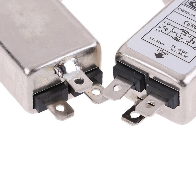 Фильтр IEC Socket EMI фильтр RFI AC 250 В 1A 3A 10A CW1D 1/3/10A T подавитель питания