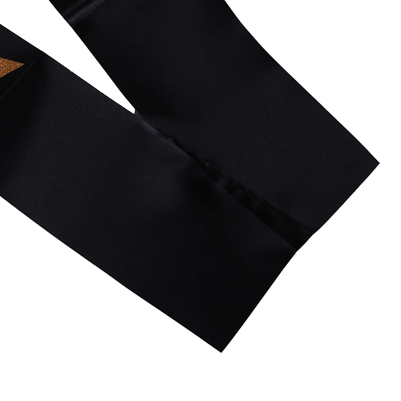 1 шт. 2 Цвета лента для дня рождения Золотой говорить тридцать ко мне атласная Happy