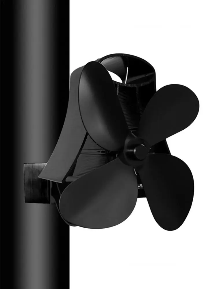 Настенный Вентилятор для печи работающий от тепловой энергии 4 лопасти бревна