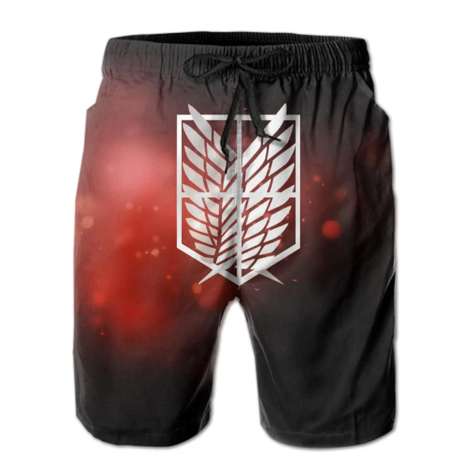 

printer attack on titan swimwear beach shorts gothic adult waterproof panties attack on titan bag man/male panties