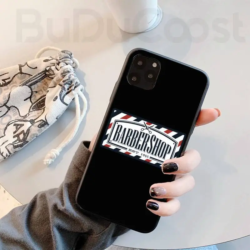 Чехол для телефона Barbershop с ножницами IBAFFI iphone 11 Pro11 Pro Max X XS XR MAX 8plus 7 6S plus 5s se 7plus |