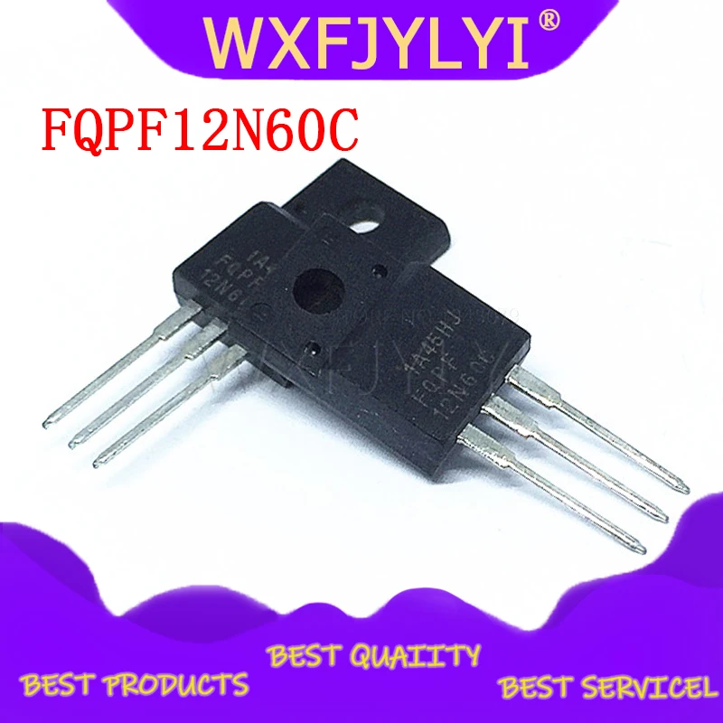 

10 шт. FQPF12N60C TO-220F 12N60C 12N60 TO220 FQPF12N60-220 Новый MOS полевой транзистор