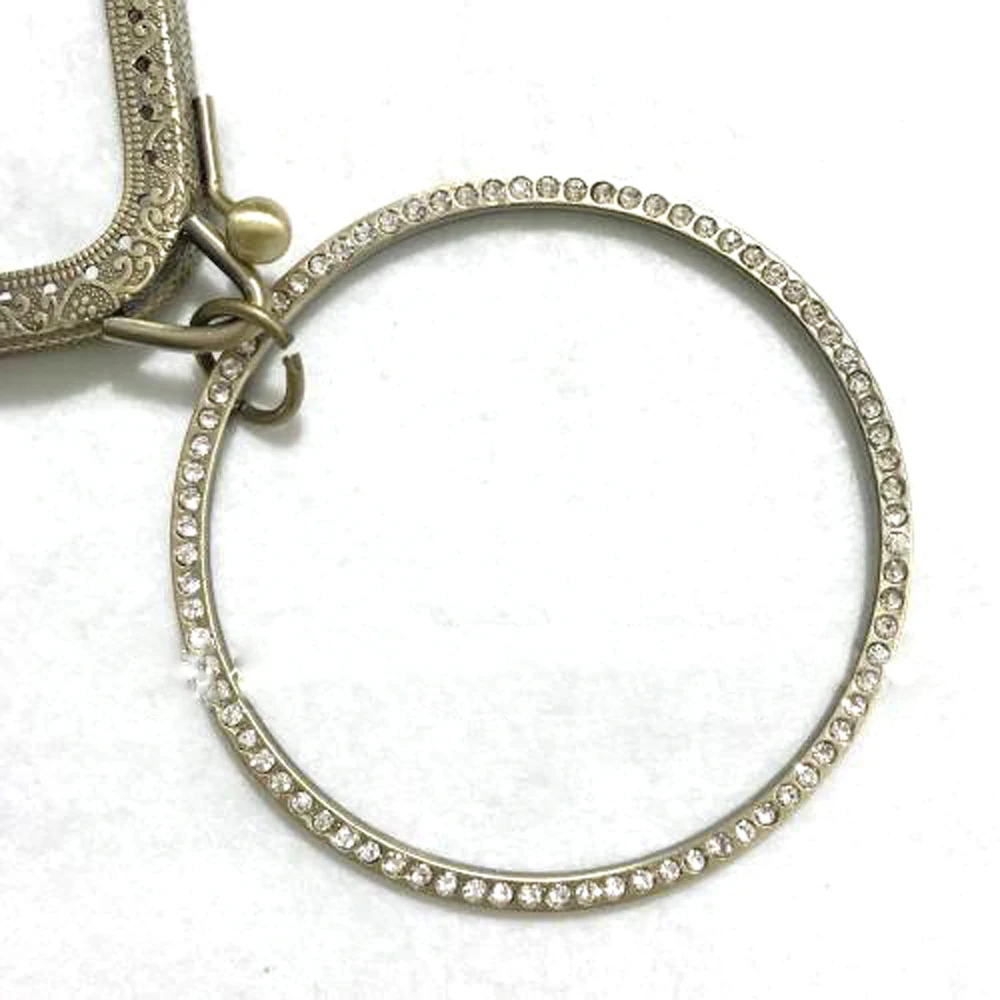 Женское Винтажное кольцо с круглым кольцом элегантное резное L образной формы