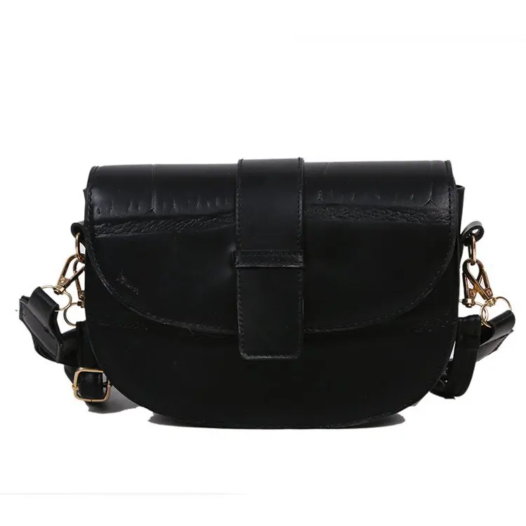 

Fall/winter new women's bag fashion shoulder armpit bag crocodile messenger bag simple portable saddle bag