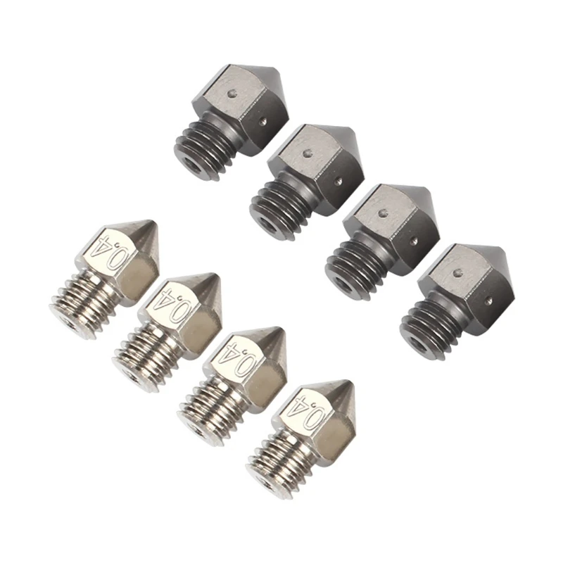 

MOLA MK8 Nozzle 3D Printer Extruder Nozzles Hardened Steel Stainless Steel Nozzle High Temperature Wear Resistant Nozzle