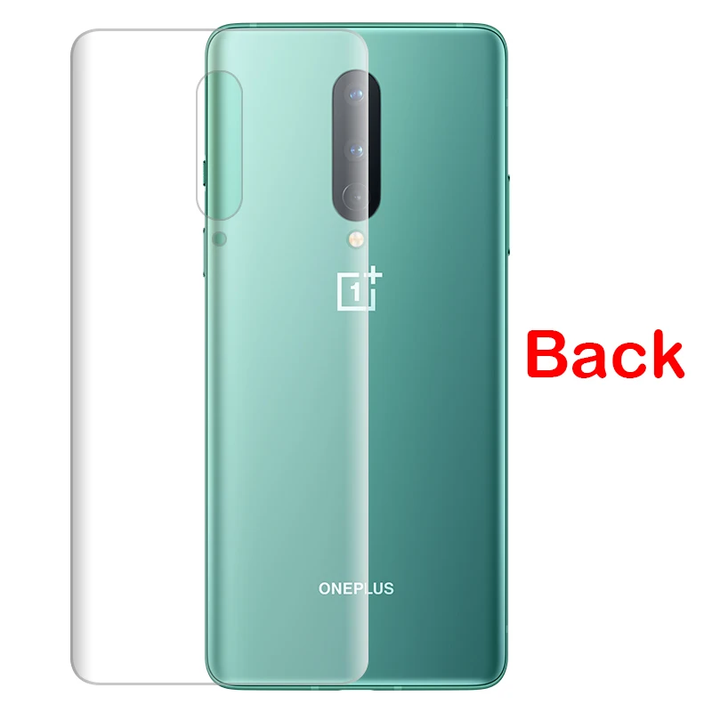 Изогнутая Защита экрана для Oneplus 8 8t Гидрогелевая пленка 6 Edge полное покрытие 7t 7 Pro