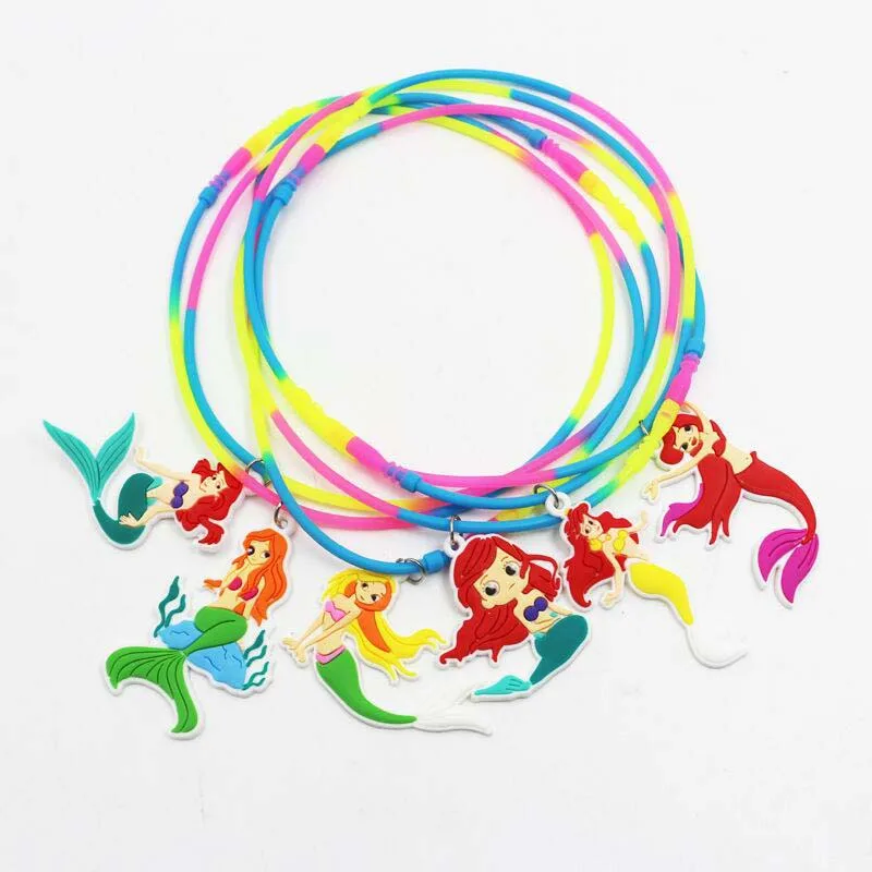 Вечерние браслеты Русалочки с защелкой силиконовый браслет подарок на день