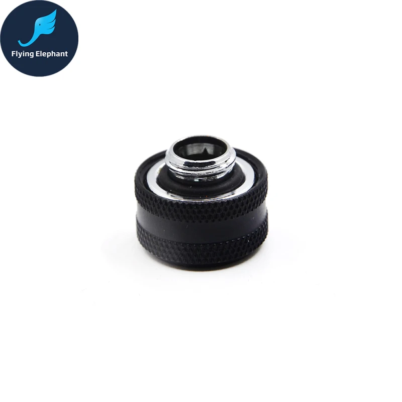 Жёсткий трубчатый Компрессионный фитинг OD 16 мм ручная затяжка 3 круга 5 цветов для