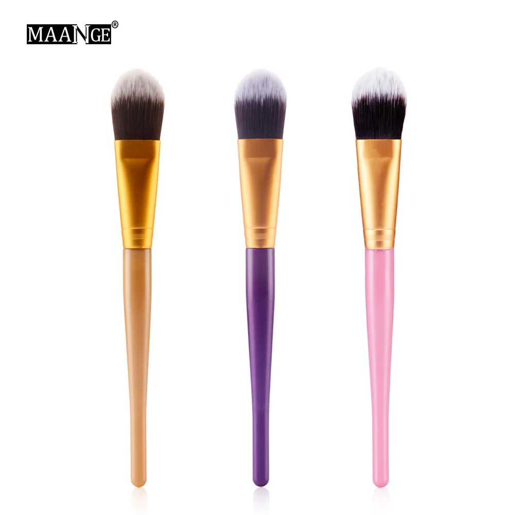 1pc Long Handle Face Makeup Brush Mask Painting Concealer Foundation Brushes Eye Shadow Cosmetics Make Up Brushes|brushed stainless steel sinks|brush