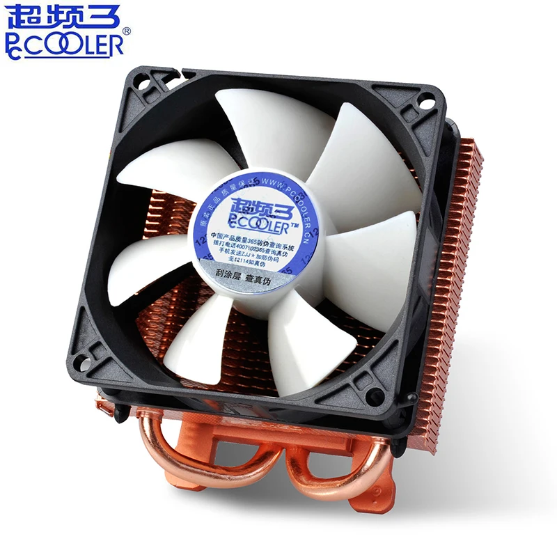 Pccooler K80 2 медный радиатор с медным покрытием кулер для видеокарты 80 мм тихий