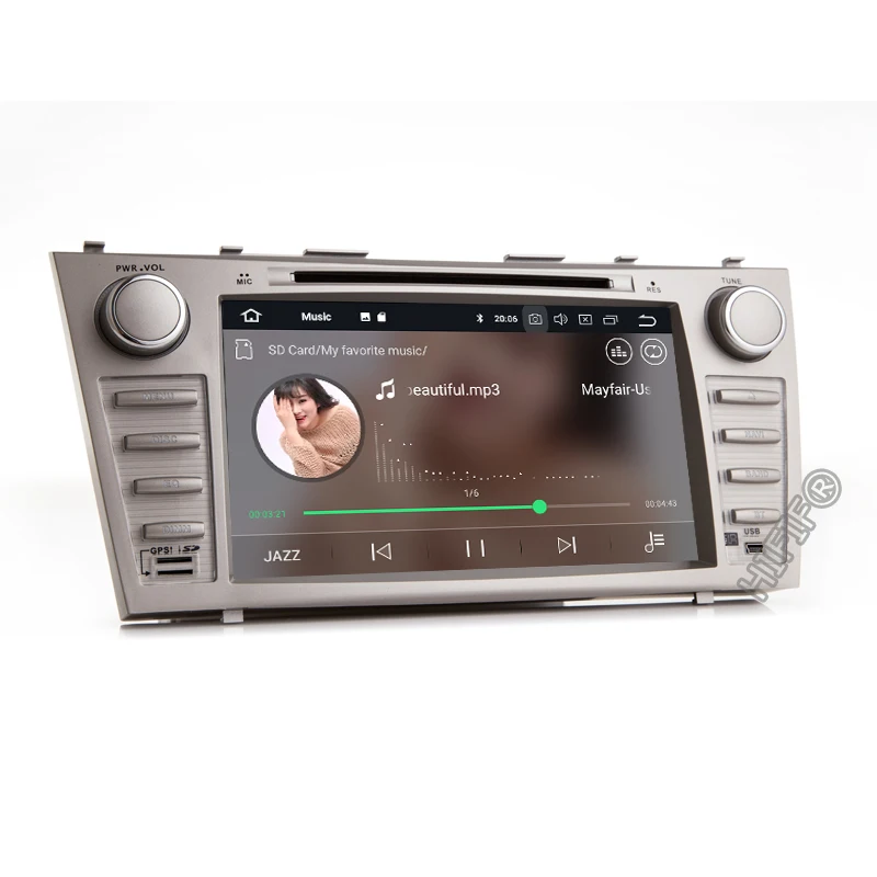 Автомагнитола PX5 4 Гб ОЗУ Восьмиядерный процессор 8 дюймов Android 10 GPS-навигация для