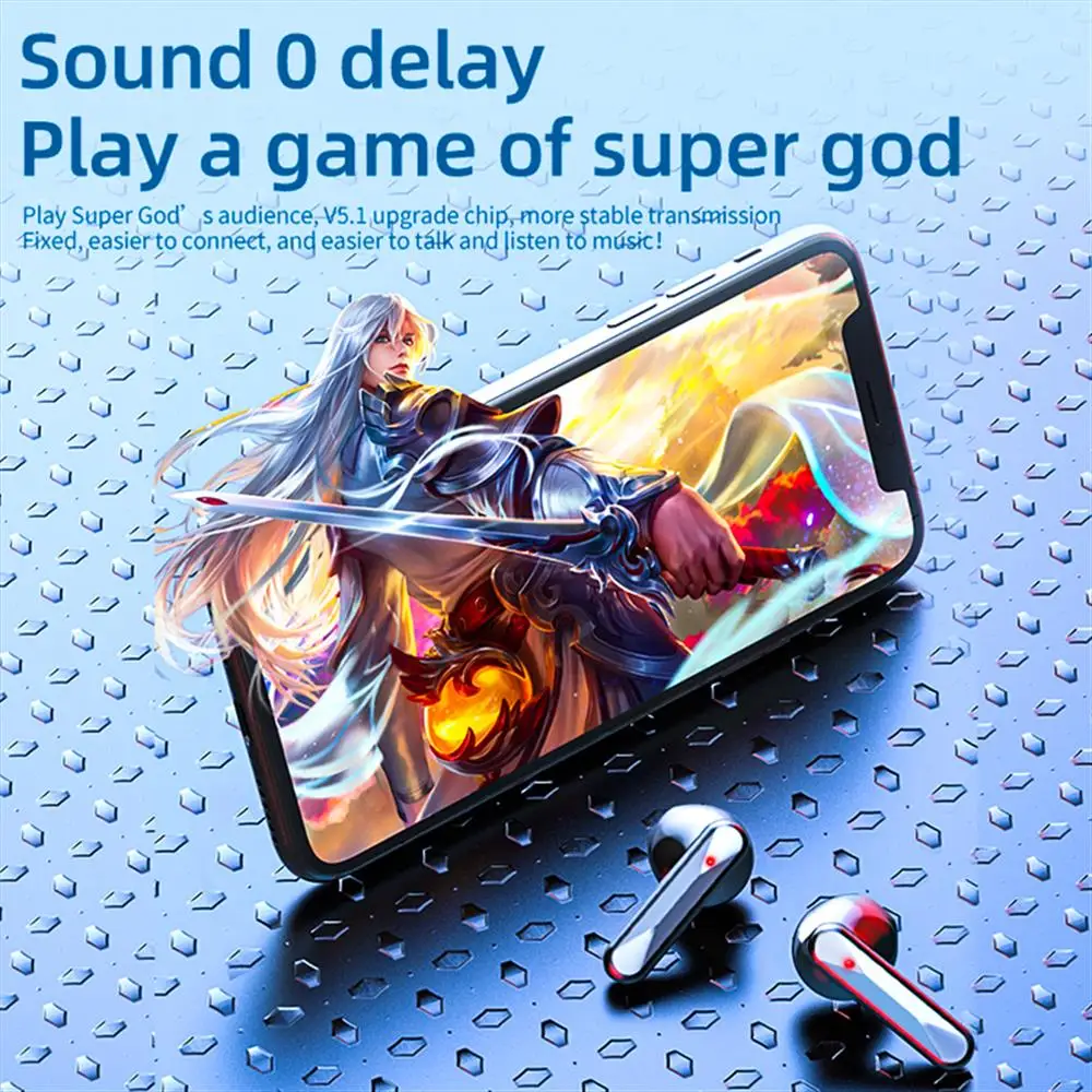 

Ymesy S20 TWS Bluetooth 5.1 Earphones Touch Control Stereo Sports Earbuds IPX7 Waterproof Wireless Headphones With Mic Headset