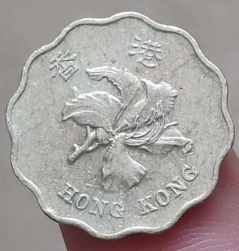 19 мм Bauhinia Hong Kong, настоящая монета, оригинальная коллекция