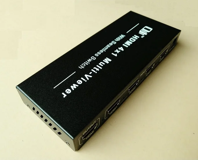 HDMI 4x1 переключатель Quad Multi сплиттер просмотра ультра с бесшовным переключателем HD