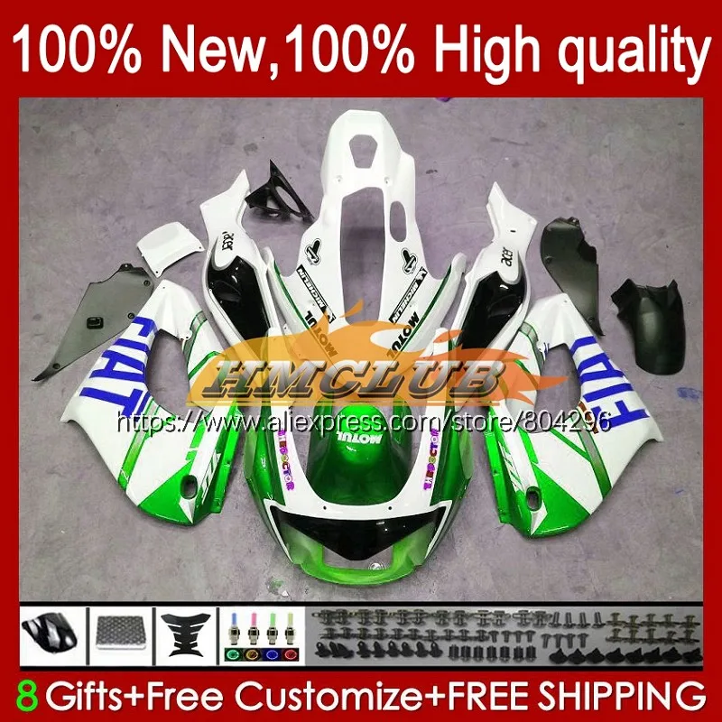 

Обтекатель Thunderace для YAMAHA YZF1000R 1996 1997 1998 1999 белый зеленый 2000 2001 46No.103 YZF-1000R YZF 1000R 02 03 04 05 06 07