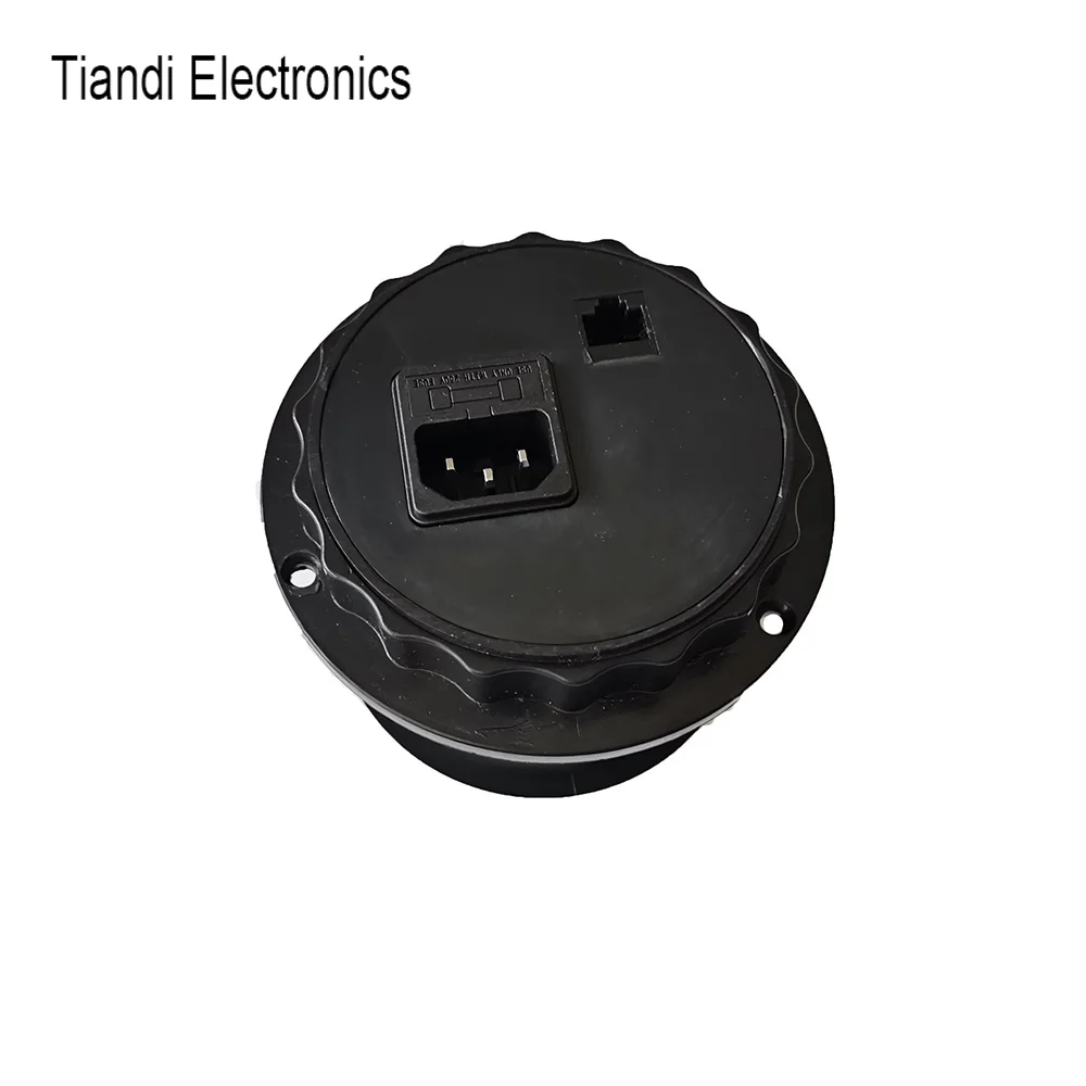 Удобный Круглый Мини Настольный Гнездо 2 бит питания стандарта США с маленькими