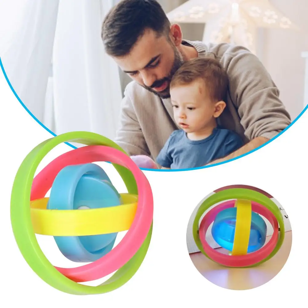 Rodillo de rotaci&oacute;n inercial Universal para ni&ntilde;os, juguete educativo de descompresi&oacute;n para la parte superior de los dedos, creativo-4