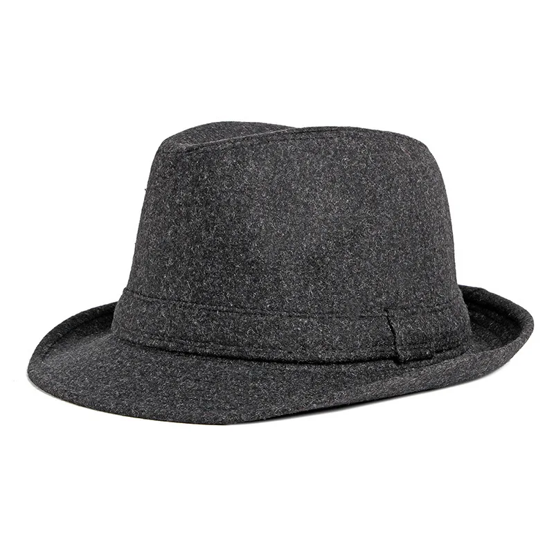 Осень-зима 2021 фетровая мужская шляпа большого размера уличная для папы с