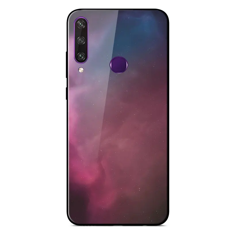 

Tempered Glass Case For Huawei P30 Lite Fashion Protection Back Cover For Huawei P30 Lite XL P30 Pro Honor 20S Silicone Bumper