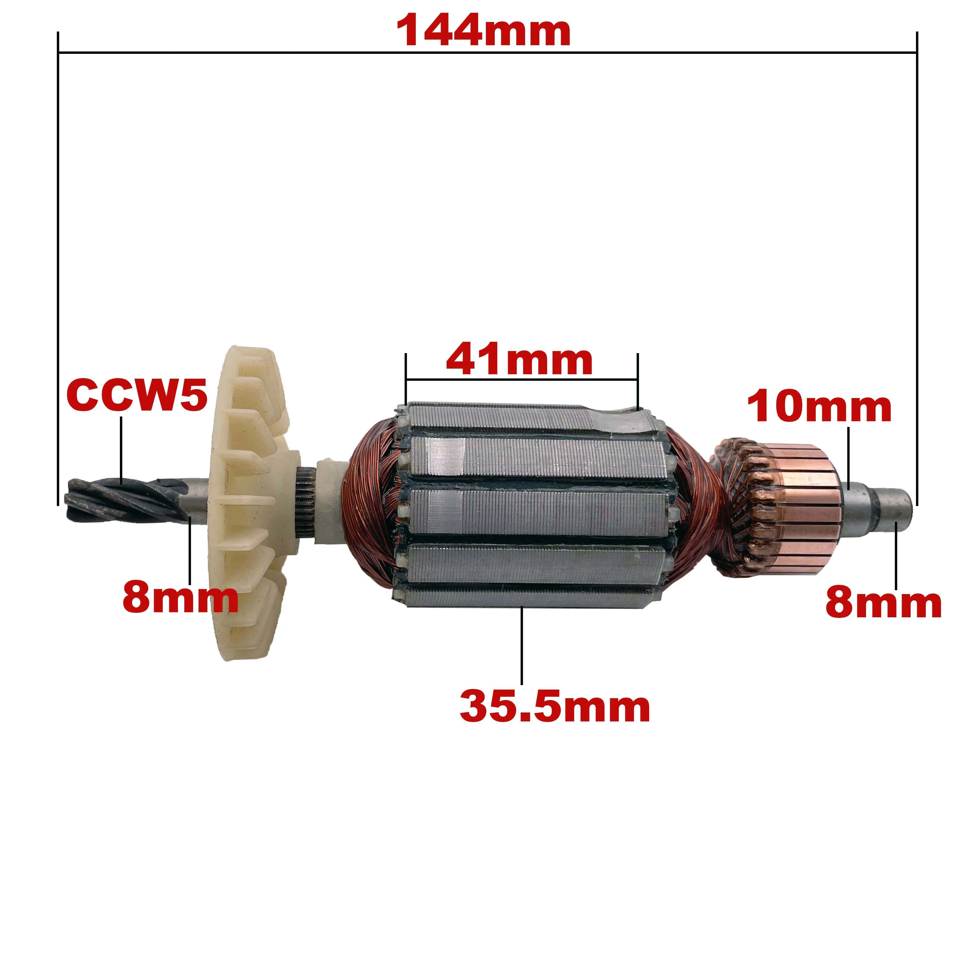 AC220V-240V Якорь ротор замена для HITACHI УДАРНАЯ ДРЕЛЬ DH22VB DH24PB