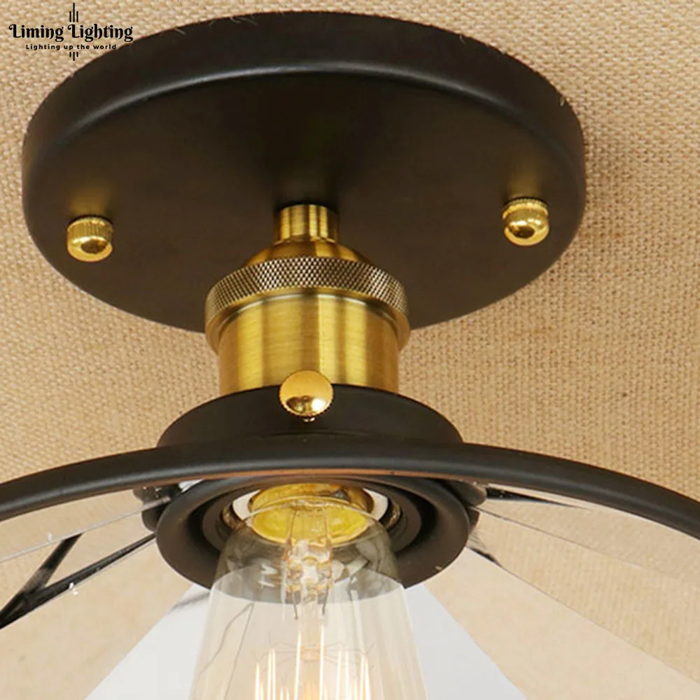 Лофт винтажные потолочные светильники Lamparas De Techo Lustre Luminaria Abajur комнатная потолочная лампа освещение Промышленное освещение для гостиной
