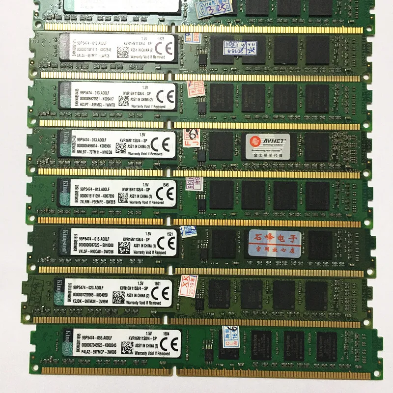 Kingston оригинальный память оперативная ddr 3 ddr3 4 Гб 2 DDR3 8 PC3 10600 12800 1333 МГц 1600 для