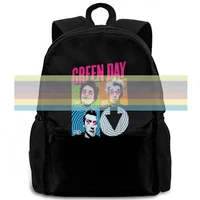 green day face m l 2 brand new official punk rock women men backpack laptop travel school adult student