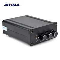 aiyima 2 1 tpa3116 class d mini power digital subwoofer amplifiers audio board amplificador 100w50wx2 diy for home theater