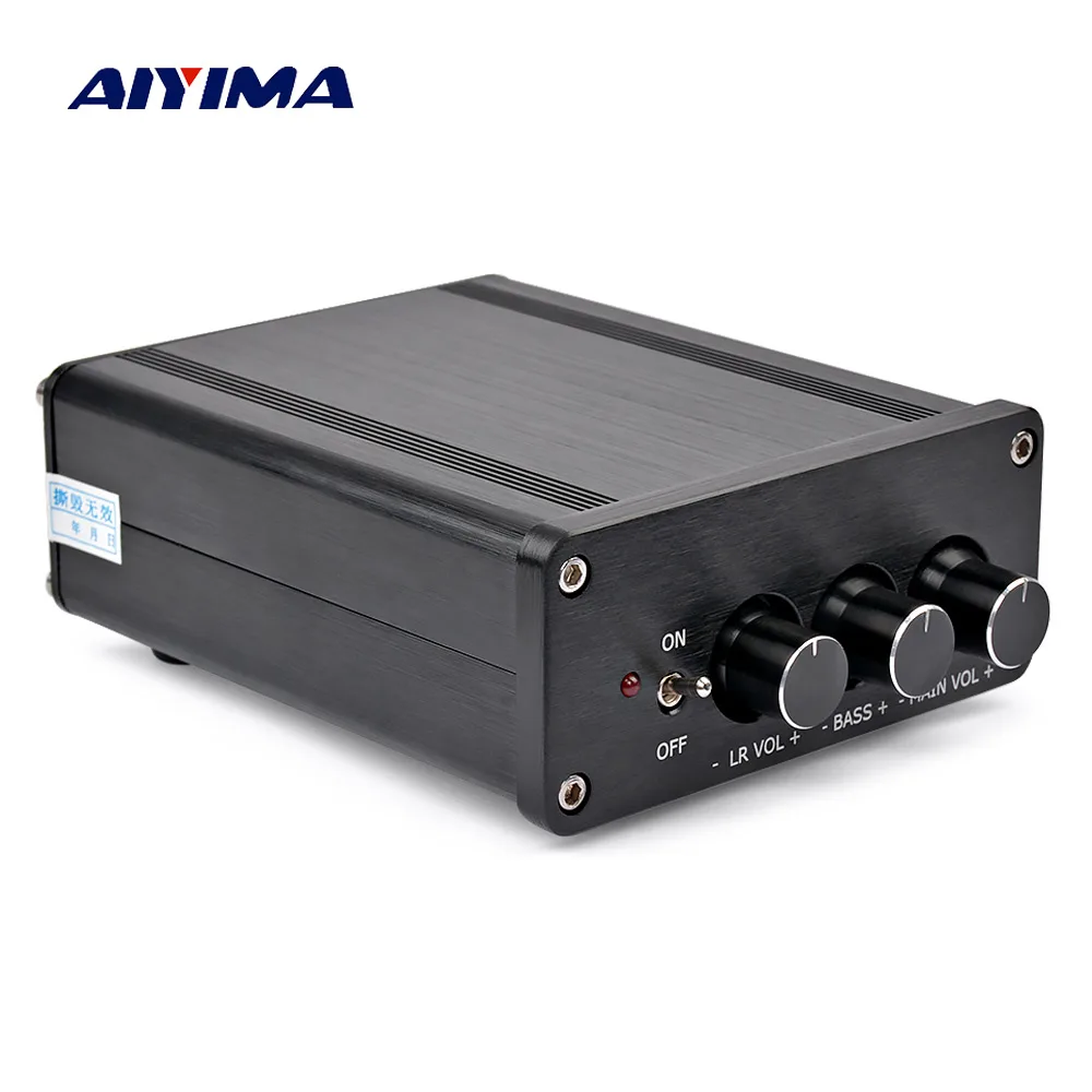 AIYIMA 2 1 TPA3116 класс D Мини мощный цифровой сабвуфер усилители аудио Плата усилитель