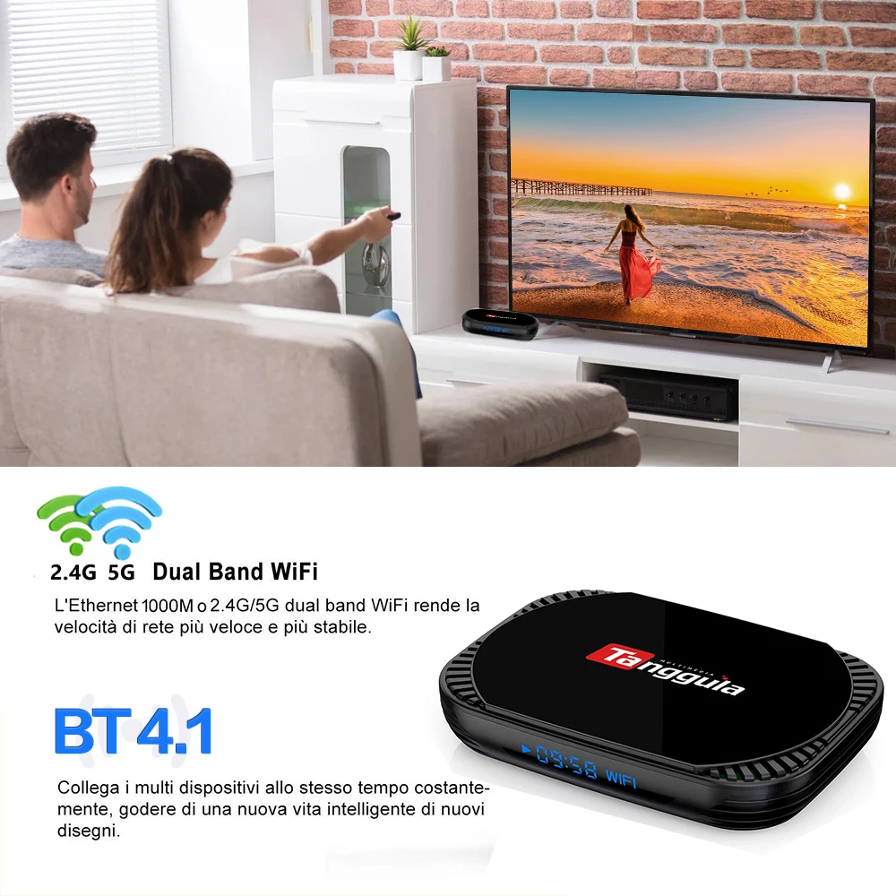 Смарт ТВ-приставка tangula x5 Android 2022 4G + 11 0G 128G/2 Wi-Fi поддержка 8K медиаплеер Интернет 5 8 |