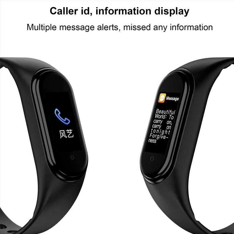 M4 Смарт-часы фитнес-трекер для измерения сердечного ритма Bluetooth Смарт-браслет часы Спорт водонепроницаемый браслет для XiaoMi iPhone