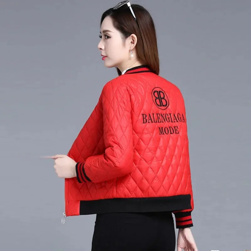 

Cotton-Padded Jacket Women's Short 2021 Winter New Korean Version Of Loose Fashion Down Padded Jacket Lightweight Padded Jacket