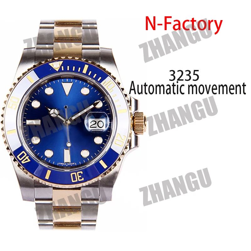 

AAA Men's Luxury Watch Submariner 116613 40mm NOOB Clean 18K PVD Gold 904L Stainless Steel 1:1 Best Edition 3235 Movement Replic