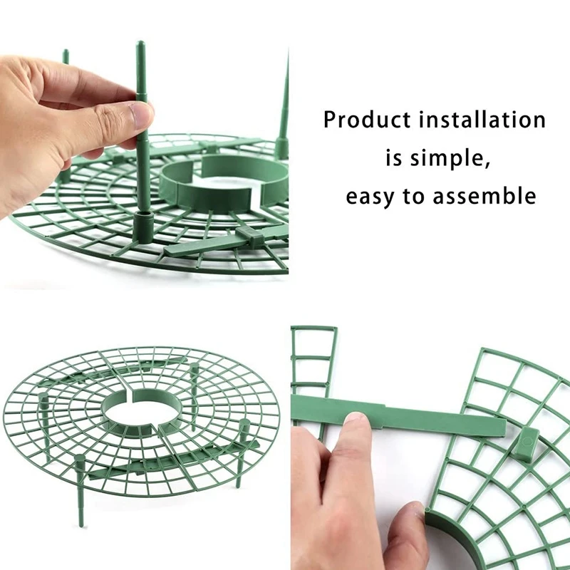 

9PCS Strawberry Stand Frame Holder Balcony Planting Rack Fruit Support Plant Climbing Vine Pillar Gardening Stand
