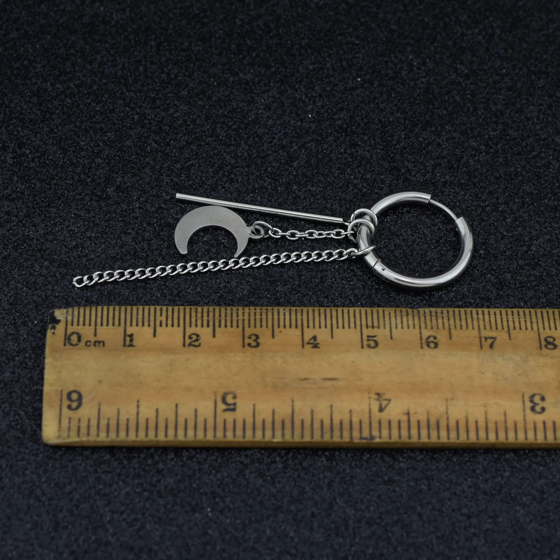 KPOP DNA корейская мода луна цепочка с кисточками 1 пара серебряный цвет кисточка JIMIN