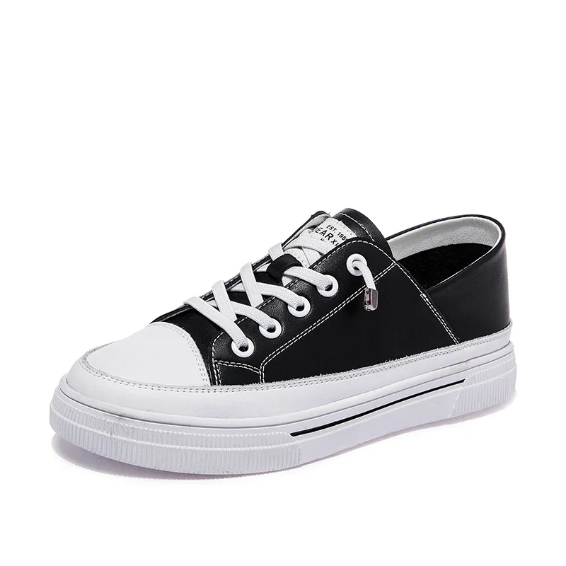 

2021 Casual Sports Shoes Thick-soled Leather White Shoes Street Shooting Sports Single Women Outdoor Sneakers Training Shoes