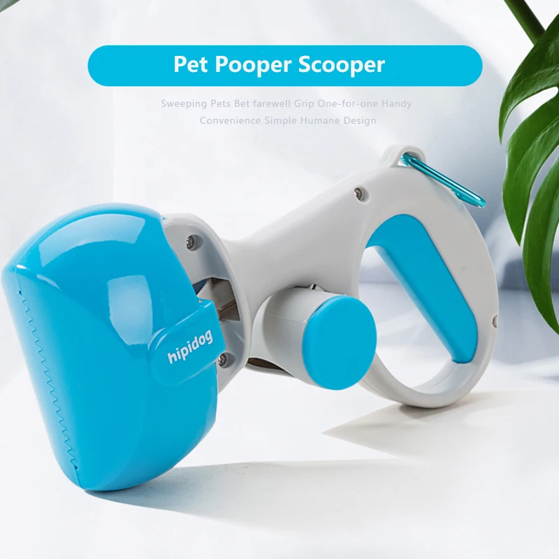 Hipidog Pet Pooper Scooper с длинной ручкой портативный собачий очиститель мусора|Совки и