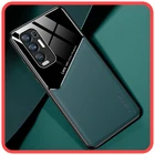 Противоударный кожаный чехол с текстурой для Oppo Reno 5 Pro Plus, чехол Reno 5 5G 5K 5Z Reno 6 6 Pro + 6Z, магнитный держатель, чехол для телефона