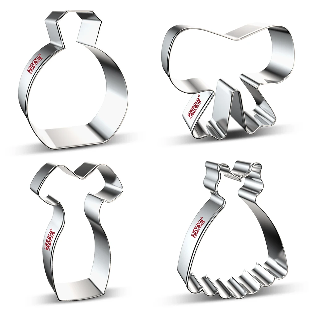 Заде для свадебного печенья резак помадка бисквита платье на день рождения с