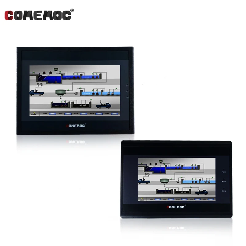 Comemoc 4,3 дюйма CMC-043A HMI сенсорный экран lcd панели hmi для plc on.