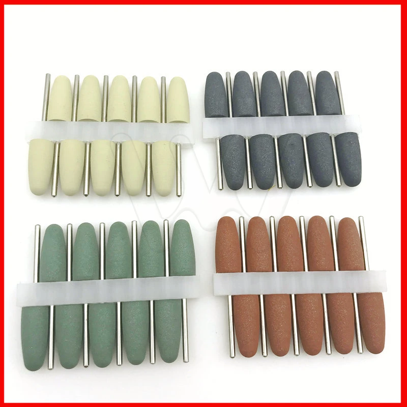 

40pcs Silicone Rubber Dental Polishing polisher grinders nail drill bits for electric manicure and Oral intial polishing Burs
