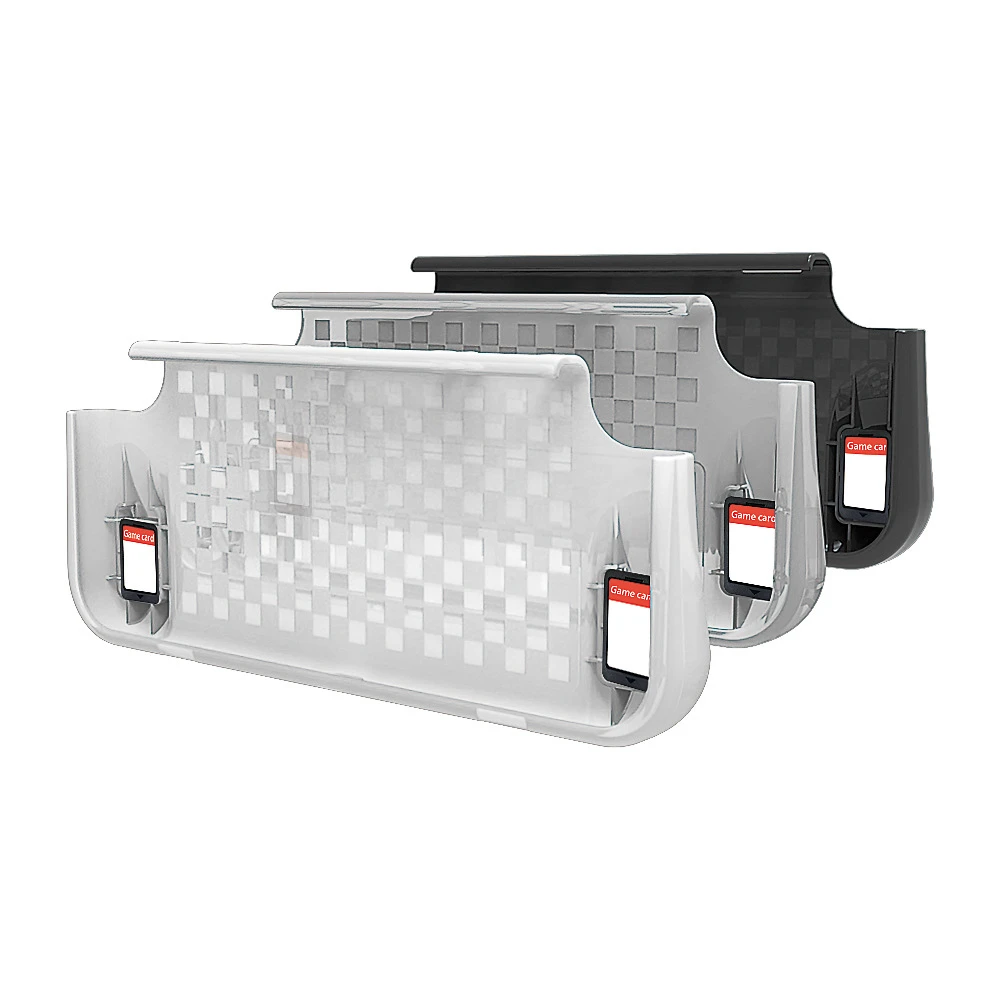 

Switch OLED TPU Case Ergonomic Grip Protective Cover Shell Skin For NS Switch OLED 2021 Shock-Absorption 2pcs Card Slots