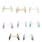 Украшение для стен с милой девушкой, простое однотонное украшение для стен в гостиную, настенное украшение сделай сам, Настенная подвесная полка, украшение для детской комнаты