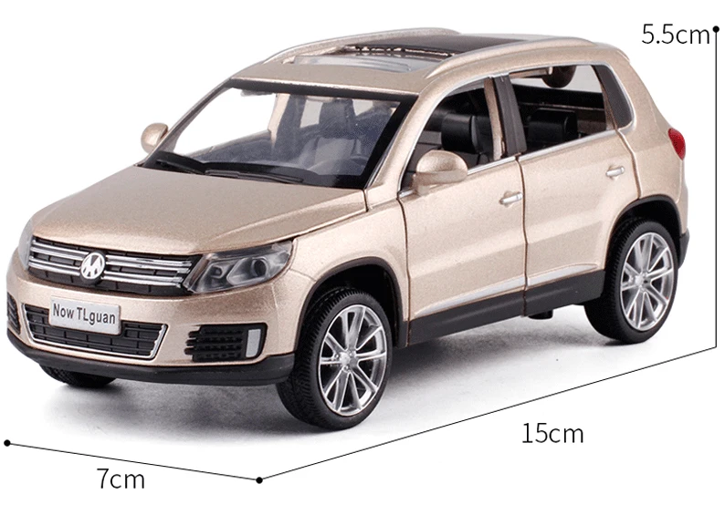 

High simulation 1:32 SUV Alloy Pull Back Toy Car Model Musical Flashing Six Open The Doors Diecast Metal For Kids Toys